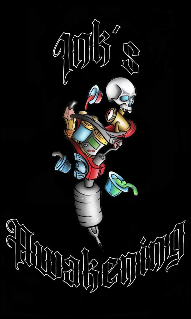 Logo du salon de tatouage Ink's awakening proche de Poitiers.